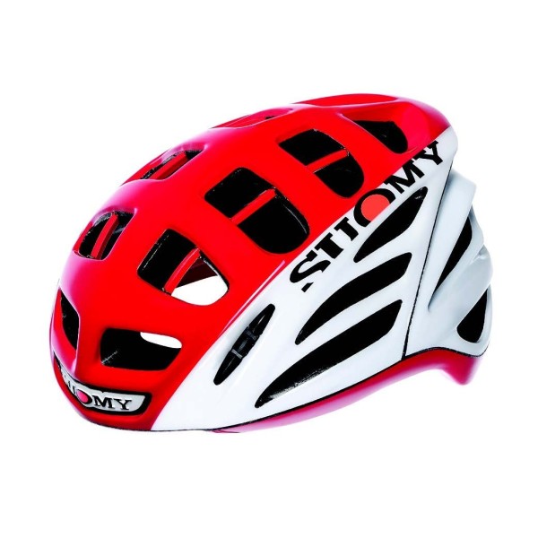 Casco Bici Corsa Gun Wind colore White-Red 54-58cm SUOMY