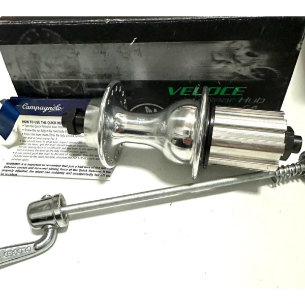 Campagnolo Mozzo Posteriore Veloce silver 36 fori NOS Vintage