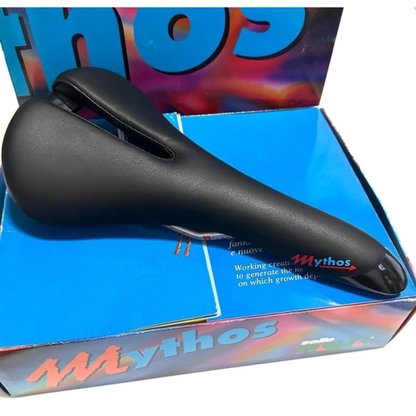 Selle Italia Sella Mythos Nera Vintage 1990 220g NOS-NIB