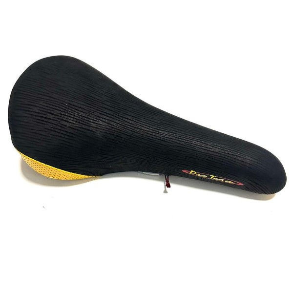 Selle Italia Sella Turbo Pro team Vintage nero-giallo NOS