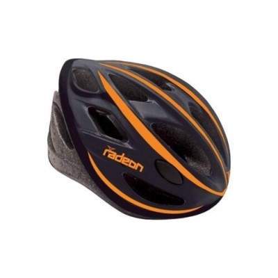 Casco bici Radeon nero/arancio 58-61mm MvTek Casco bici Radeon nero/arancio 58-61mm MvTek
