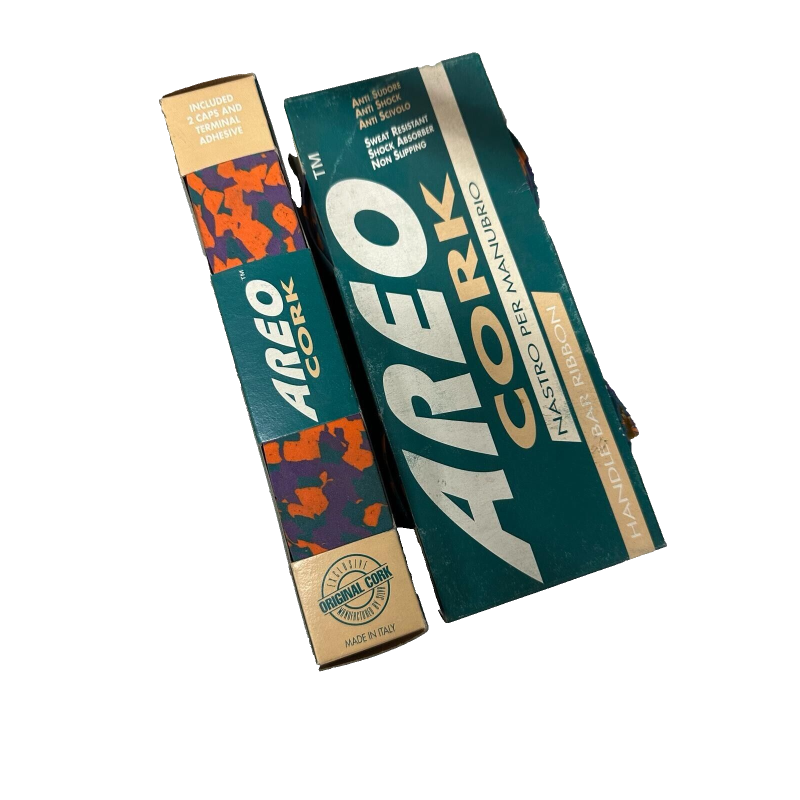 Nastro manubrio Bici Areo Cork Vintage Multicolor 1 NOS-NIB 1 pezzo (coppia)