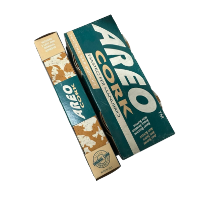 Nastro manubrio Bici Areo Cork Vintage Bianco-oro NOS-NIB 1 pezzo (coppia)