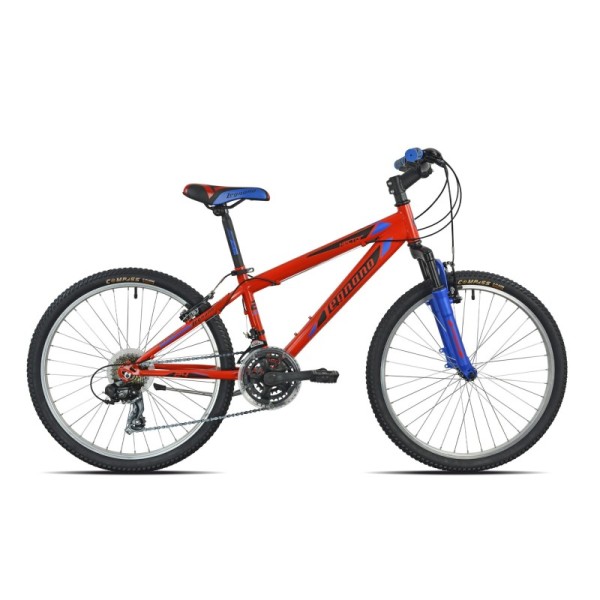 Bici 24'' Uomo Mtb Hector 21 velocità Forcella Ammortizzata RED Legnano