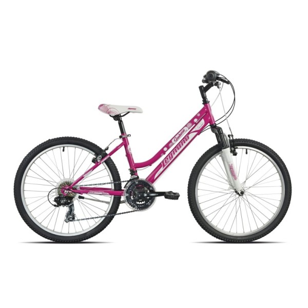 Bici 24'' Donna Mtb Seahorse 21 velocità Forcella Ammortizzata FUXIA Legnano