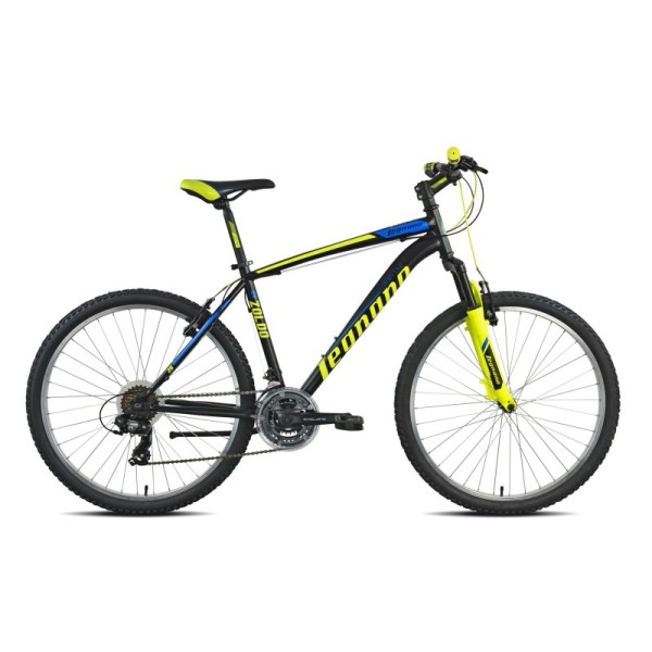 Bici 26'' Uomo Mtb Zoldo 21 velocità H38 Forcella Ammortizzata V-Brake BLACK Legnano