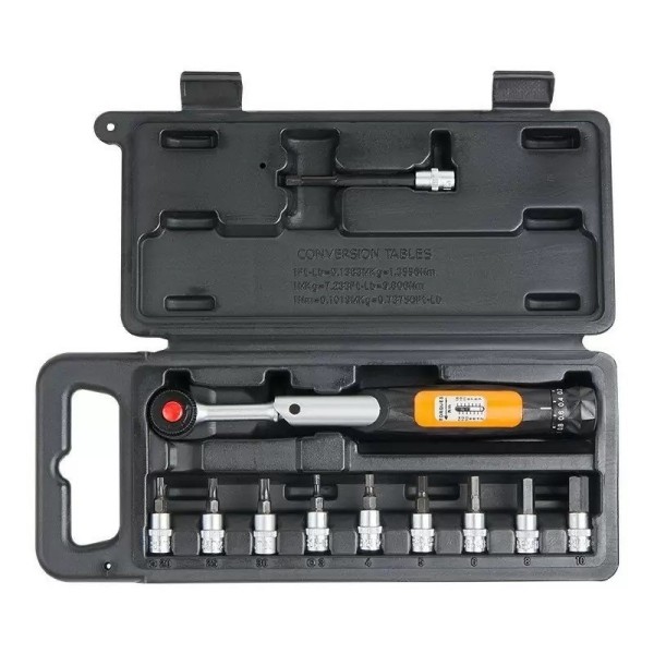Chiave Dinamometrica 2/15nm con Bussole 3-10mm + TorX 25 SuperB