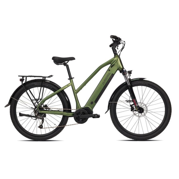 Bici Elettrica 27.5" ESCAPE 36v-20Ah-720Wh Verde opaco BRERA