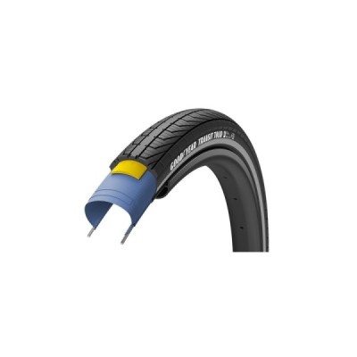 Copertone 27.5x2.6 TRANSIT TOUR S1Goodyear Rigido nero