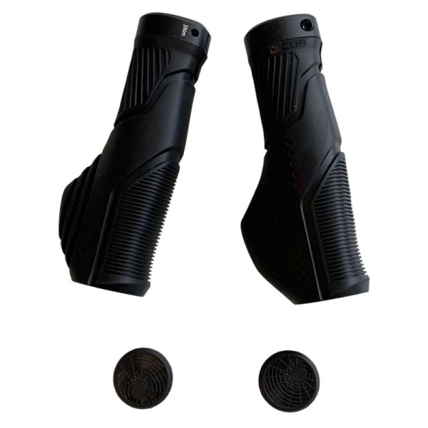 Manopole bici MTB e City Bike ERGO Gomma Nero Medicus Wittkop