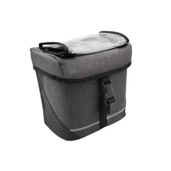 Borsa Bici al Manubrio Semi Rigida con Porta Mappa MvTek