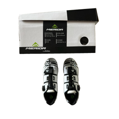 Scarpe MTB Ciclismo Merida White-black N43
