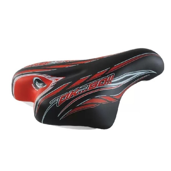 Sella Bici 16"20" Bambino 996 Ok GO nero-rosso