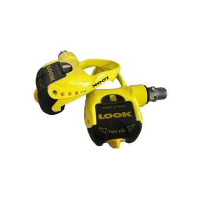 Pedali Bici Corsa Vintage Look PP 396 Giallo-Nero Pedali Bici Corsa Vintage Look PP 396 Giallo-Nero