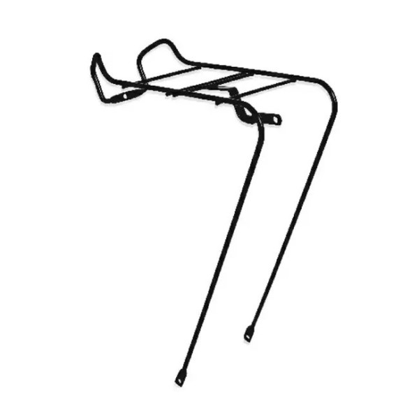 Portapacchi anteriore city bike 28'' nero Mvtek