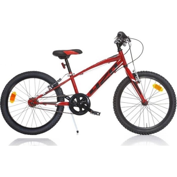 Bici 20" Bambino MTB BOY Senza Cambio Rosso Dino Bikes