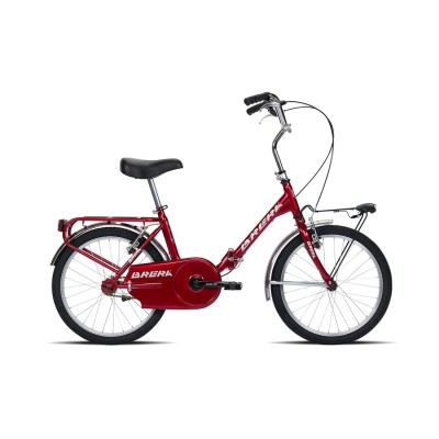 Bici 20" Pieghevole MISS 1 velocità Acciaio Rosso-Lucido BRERA