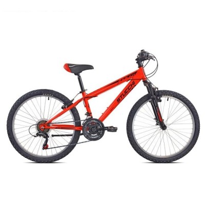 Bici 24'' Uomo Mtb Enjoy 18 velocità Forcella Ammortizzata RED Stucchi Bici 24'' Uomo Mtb Enjoy 18 velocità Forcella Ammortizzata RED Stucchi
