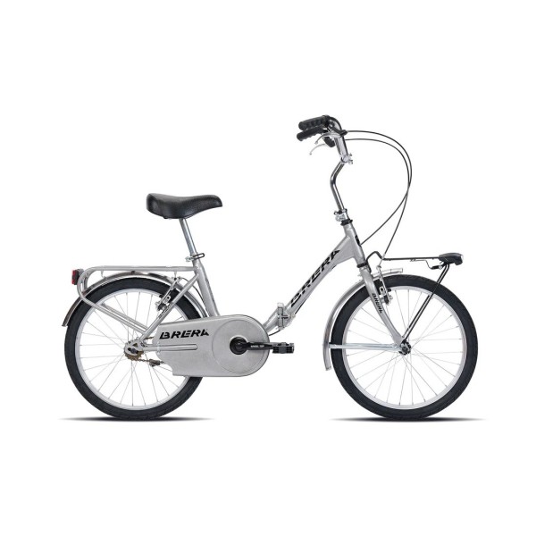 Bici 20" Pieghevole MISS 1 velocità Acciaio argento BRERA