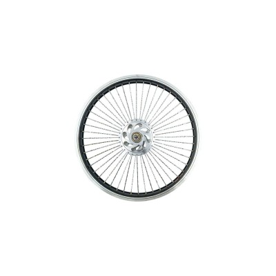 Ruota Anteriore Bici 20" x 1,90 BMX Perno 10mm Mozzo su Sfere con Dado MvTek