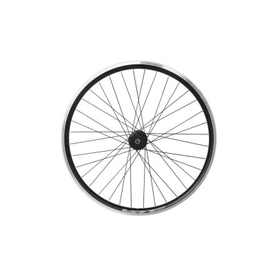 Ruota Anteriore Bici 28 X 1.1/8 Nero Alluminio MvTek
