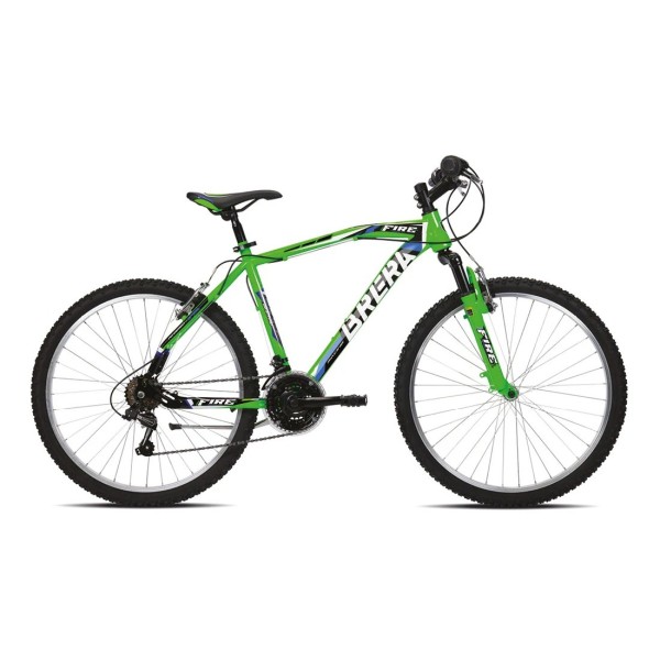 Bici Uomo 26" FIRE GT 2.0 cambio 18v. verde/lucido BRERA
