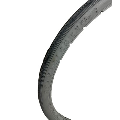 Copertone Poliur 24x1 3/8 Grigio Pieno per carrozzina