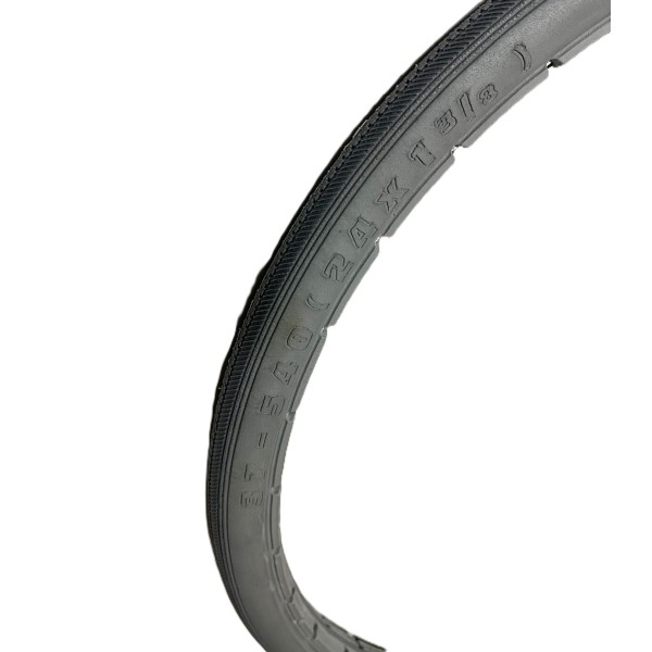 Copertone Poliur 24x1 3/8 Grigio Pieno per carrozzina
