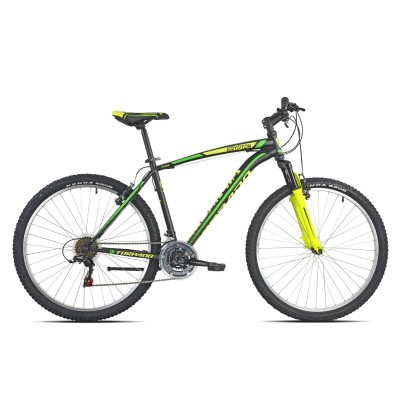 Bici MTB 27.5'' Uomo Torpado T795 Krypton 21v Nero/Verde T43