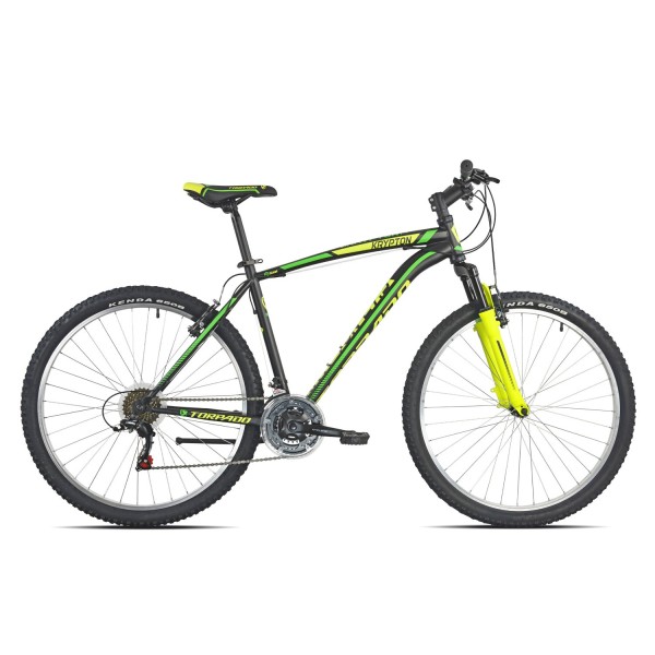 Bici MTB 27.5'' Uomo Torpado T795 Krypton 21v Nero/Verde T43