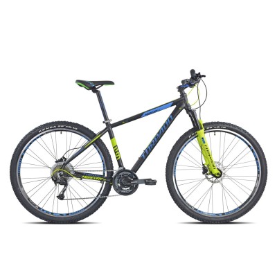 Bici MTB 29'' Uomo Torpado T710 Mercury 24v Nero/Verde Freni Idraulici T40