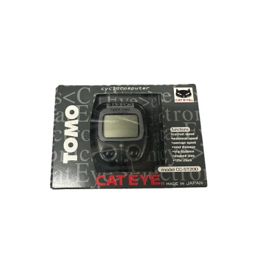 Ciclocomputer CATEYE CC-ST200 Nero Con Filo Vintage NOS Ciclocomputer CATEYE CC-ST200 Nero Con Filo Vintage NOS