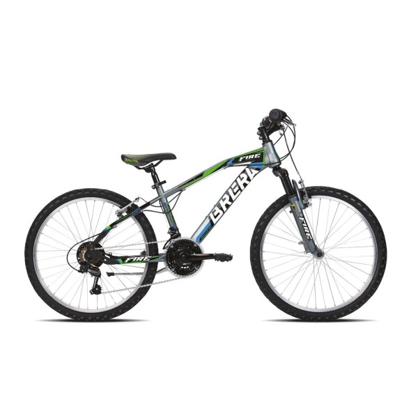 Bici Uomo 24" FIRE GT 2.0 cambio 18v. grigio/opaco BRERA