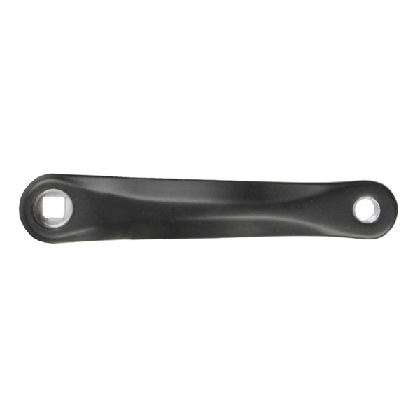 Pedivella Sinistra 170mm alluminio Nera perno quadrato