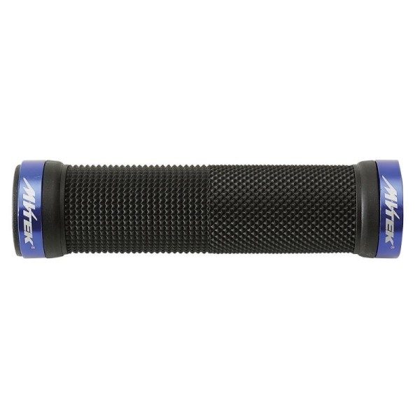 Manopole MTB con bloccaggio blu/nero