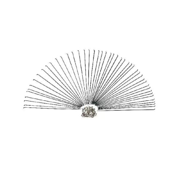 Raggi Neri in acciaio inox 2x282mm con nipples 10 pezzi MvTek