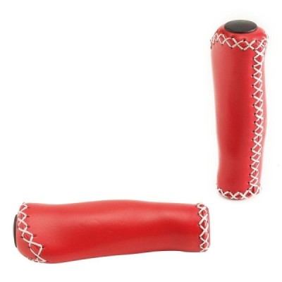 Manopole ERGONOMICHE FLASH similpelle colore rosso Manopole ERGONOMICHE FLASH similpelle colore rosso