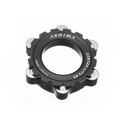 Adattatore Disco Freno Perno: 9/10/12/15/20mm x Peso: 24g Nero Ashima