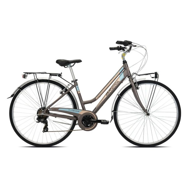 Bici 28" Donna THEMA 2.0-21v Titanio-Sabbia Taglia 43 BRERA
