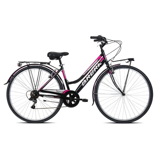 Bici 28" Donna TRENDY Nero Fucsia Lucido Taglia 43 BRERA