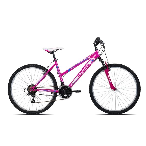 Bici Donna MTB 24" INFINITY 18v. ciclamino-bianco/lucido BRERA