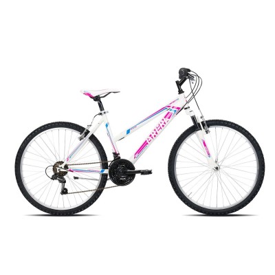 Bici Donna MTB 24" INFINITY 18v. bianco-ciclamino/lucido BRERA Bici Donna MTB 24" INFINITY 18v. bianco-ciclamino/lucido BRERA