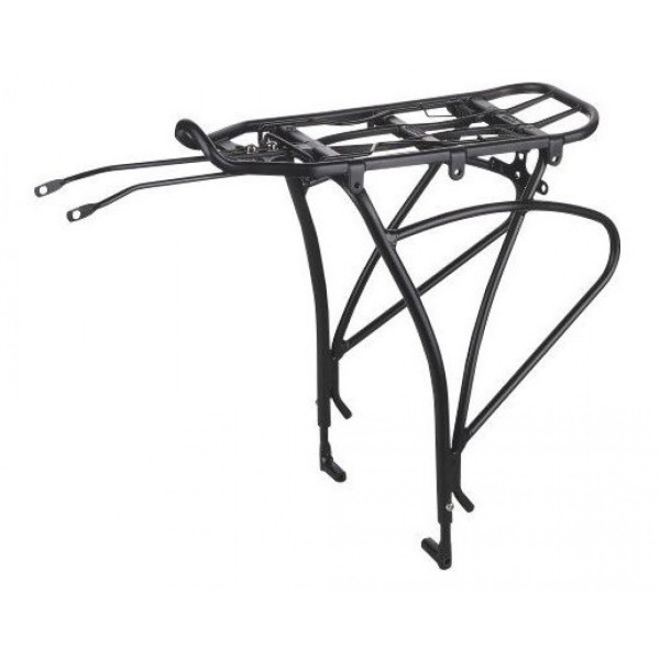 Portapacchi Bici 24'' 28'' Alluminio Per Disco Attacco Laterale Bonin