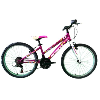 Bici 24'' Uomo Mtb Hector 21 velocità Forcella Ammortizzata BLACK Legnano