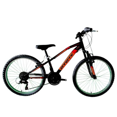 Bici uomo MTB 24" Snake 18v Forcella Ammortizzata Nero ERRERRE Bici uomo MTB 24" Snake 18v Forcella Ammortizzata Nero ERRERRE