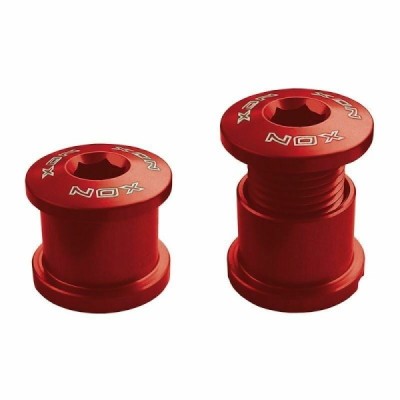 Viti Chiusura Corone Guarnitura M8x8 rosso XON Viti Chiusura Corone Guarnitura M8x8 rosso XON