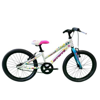 Bici Bambina 20" MTB Little Star 1 velocità Bianca ERRERRE