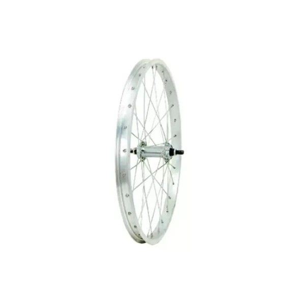 Ruota Anteriore Bici 16" x 1,75 mozzo 100mm sfere Con dado MvTek