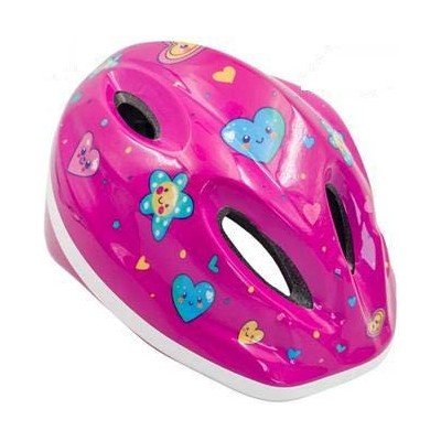 Casco Bici Bimba Blossy Fucsia Taglia S 48/52cm MvTek Casco Bici Bimba Blossy Fucsia Taglia S 48/52cm MvTek
