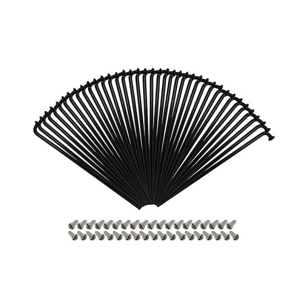 Raggi E-Bike 215mm x 2,25mm Nero10 Pezzi Sovrano